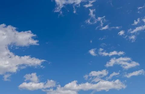 Blue sky with white clouds Stock Photos