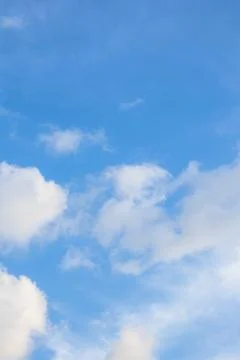 Blue Sky With White Clouds 스톡 사진