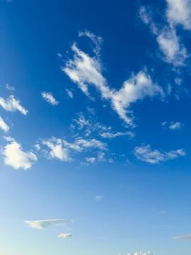 Blue Sky with White Clouds 스톡 사진