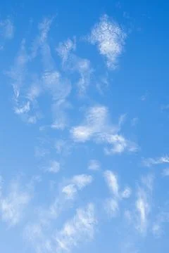 Blue Sky with White Clouds 스톡 사진