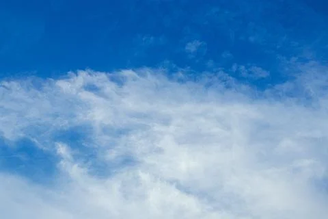 Blue Sky with White Clouds 스톡 사진