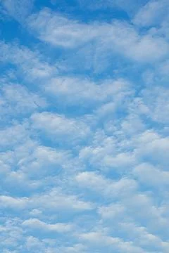Blue Sky with White Clouds Foto stock