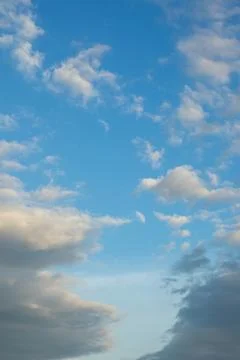 Blue Sky with White Clouds Stock-Fotos