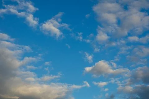 Blue Sky with White Clouds Stock-Fotos