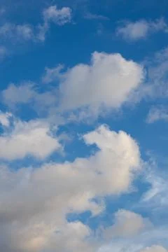 Blue Sky with White Clouds 스톡 사진