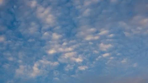 Blue Sky With White Clouds Foto stock