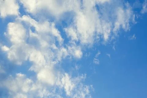 Blue Sky With White Clouds 写真素材