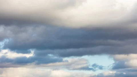 Blue sky white clouds. Puffy fluffy white clouds. Stock-Footage 168576538