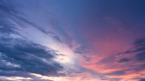 Blue sky white clouds. Puffy fluffy white clouds. Stock Footage 218166842