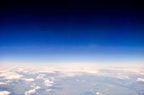 Blue Sky White Clouds Scenic Stock Photos