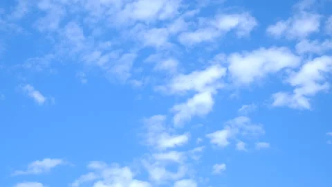 Blue sky white clouds. Selective focus. Stock Footage 259808057