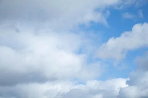 Blue sky white clouds for sky replacements Stock Photos