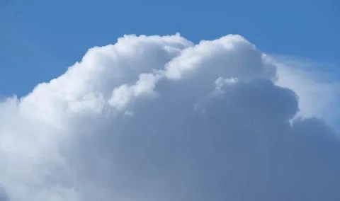 Blue sky white clouds for sky replacements Fotos Stock
