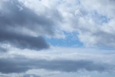 Blue sky white clouds for sky replacements Stock Photos