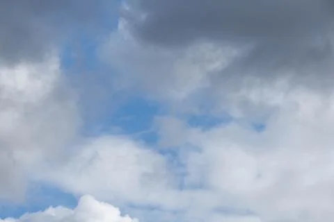 Blue sky white clouds for sky replacements Stock Photos