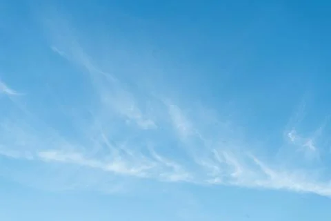 Blue Sky White Clouds Texture Pattern Background Foto stock
