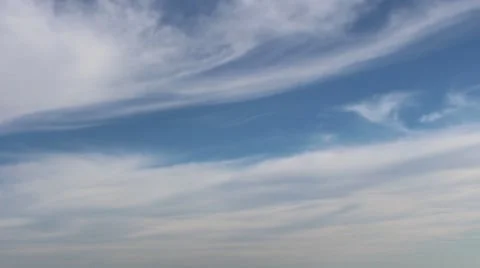 Blue Sky, White Clouds, Time Lapse Stock Footage 46869239