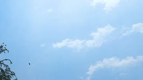 Blue sky with white clouds time lapse 4k Stock-Footage 242143109