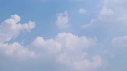 Blue sky white clouds Timelapse Video stock 171743733