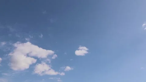 Blue sky white clouds Timelapse Stock Footage 224431465