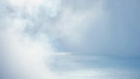 Blue sky with white clouds under the summer sunlight	 Stock Footage 311162955