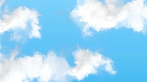 Blue sky white clouds. White clouds timelapse nature background Stock Footage 163525222