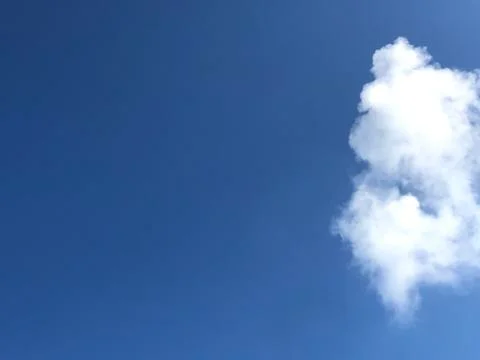 Blue sky with white clouds.Background concept.copy space. Stock Photos