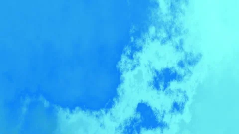 Blue sky with white fluffy clouds. Stock Footage 285347220