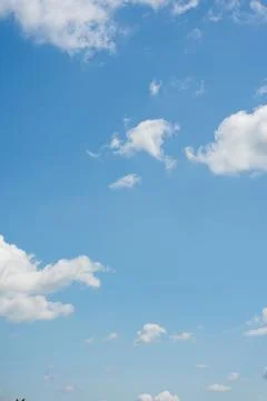 Blue sky with white small clouds,sky background Stock-Fotos