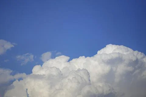 Blue sky in the winter Stock Photos