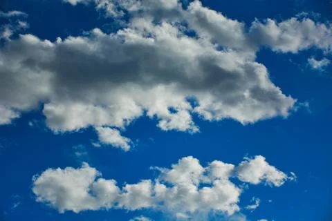 Blue sky with withe clouds Stock Photos