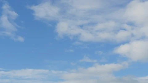 Blue sky. Zoom. Stock Footage 92844541