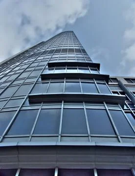 Blue skyscraper Stock Photos