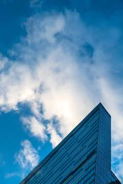 Blue Skyscraper Stock Photos