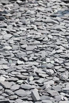 Blue slate surface Stock Photos