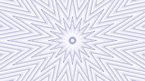 Blue slim sixteegonal star simple flat geometric on white background loop. .. Stock Footage 228717622