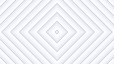 Blue slim square simple flat geometric on white background loop. Quadratic .. Stock Footage 229353148