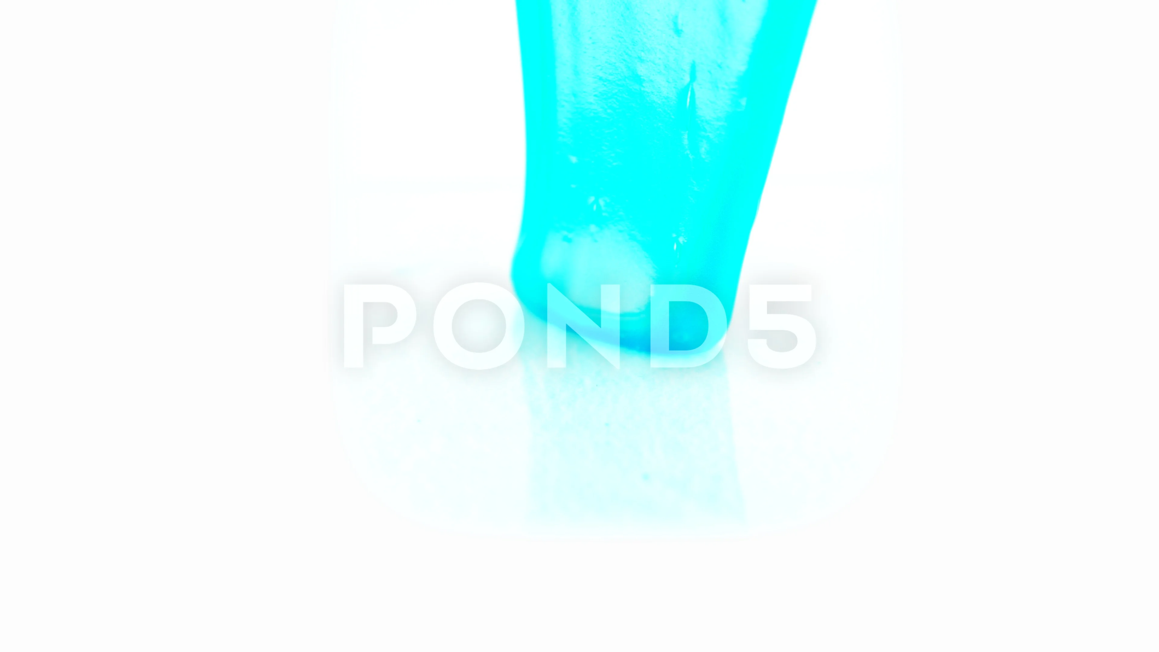 Blue Slime Goo Isolated On White Stock Photo 673186453