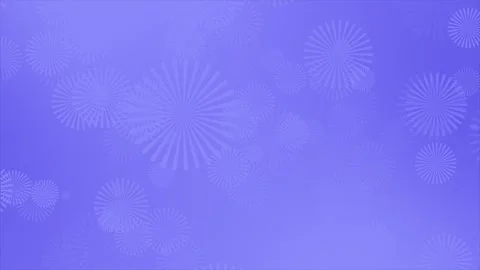 Blue slowly falling white flower pattern elegant natural background Stock Footage 307675107