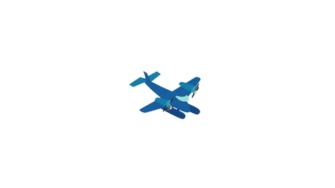 Small Airplane Icon Stock Video Footage | Royalty Free Small Airplane ...