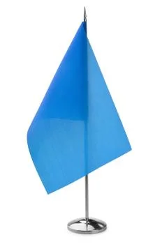Blue small table flag Stock Photos