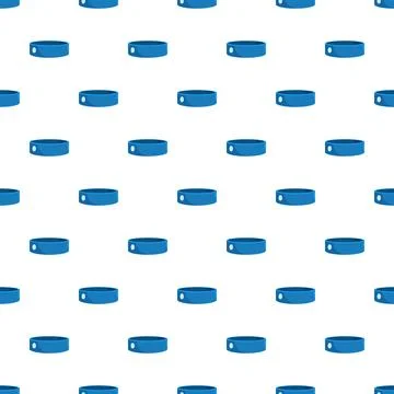 Blue smart speaker pattern seamless background design Stock Illustration