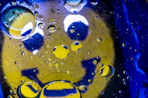 Blue smiley face Stock Photos