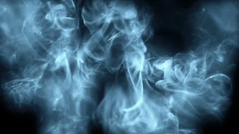 Blue smoke background hd Stock Footage 296803083