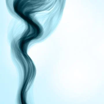 Blue smoke background Stock Illustration