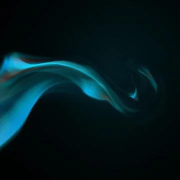 Blue smoke background Stock-Illustration