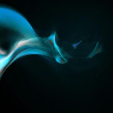 Blue smoke background Stock Illustration