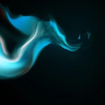Blue smoke background Stock Illustration
