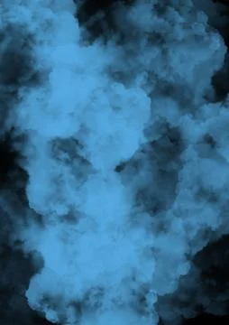 Blue smoke background Stock Illustration