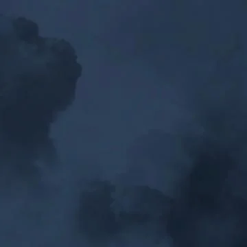 Blue smoke on dark background. Dynamic abstract fog. 3D rendering. Stock Illustration